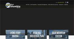 Desktop Screenshot of portofcolumbia.org